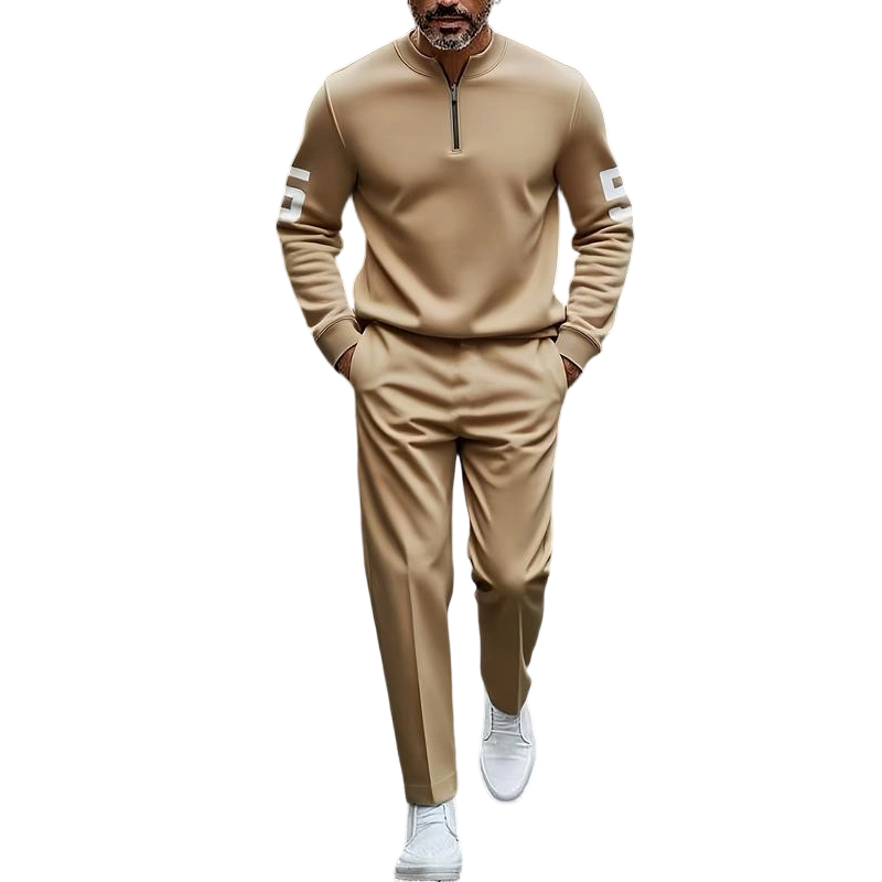 👕 50% OFF NOW! 🔥 Men's Half-Zip Top & Pants 2-Piece Set – Stylish Design, Comfortable Fit & Perfect for Casual Wear 👖