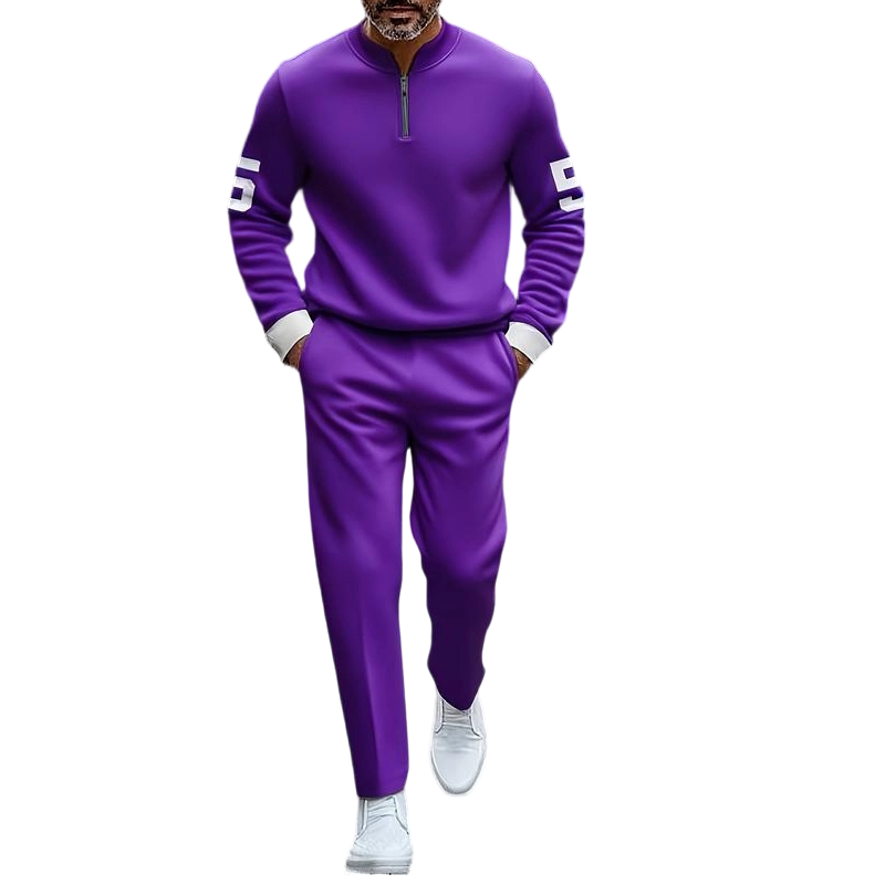 👕 50% OFF NOW! 🔥 Men's Half-Zip Top & Pants 2-Piece Set – Stylish Design, Comfortable Fit & Perfect for Casual Wear 👖