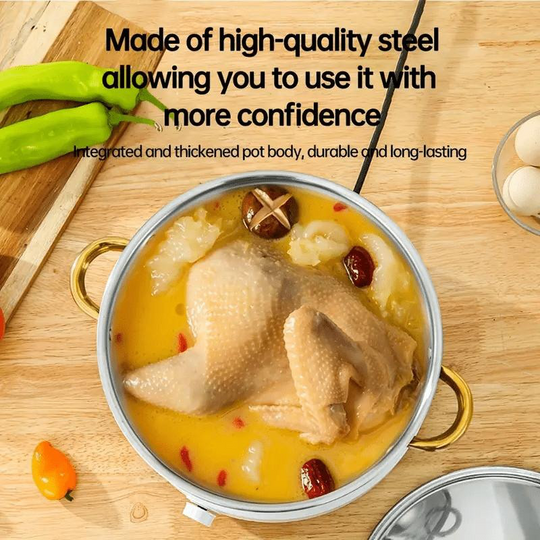 🍳 60% OFF NOW! 🔥 5-Piece Stainless Steel Cookware Set with Glass Lids – Durable, Even Heat Distribution & Elegant Design ✨