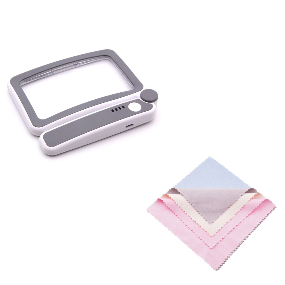 🔥HOT SALE🔍💡Foldable, Handheld Reading Magnifier with Illumination 📖✨