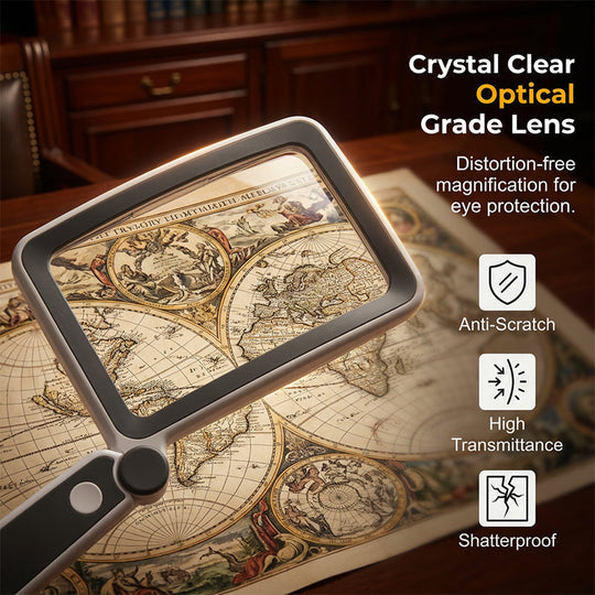 🔥HOT SALE🔍💡Foldable, Handheld Reading Magnifier with Illumination 📖✨