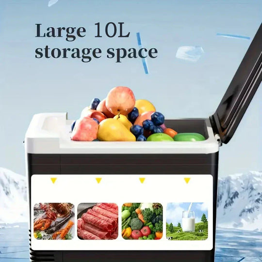 🔥Free Shipping ⏳Limited-time 50% off⏰2 in 1 Car Cooler & Warmer – Mini Fridge for Road Trips🚗🧊