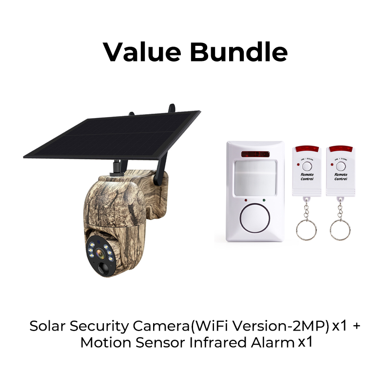 🥳2026 HOT SALE🥳💞50K+ SOLD!🏠⚡ 50% OFF! 2MP Solar PTZ Camera – 355° pan & tilt, eliminates blind spots. Built-in battery, solar rechargeable. Two-way talk, instant alerts. Tough enough for any weather. 🌧️🛡️