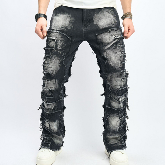Men's Hip Hop Relaxed-Fit Jeans