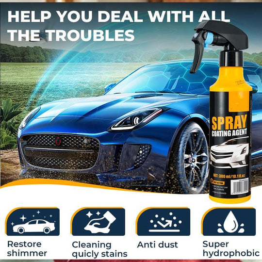 🔥Flash Sale& 50% OFF🔥Nano Hydrophobic Car Coating Spray