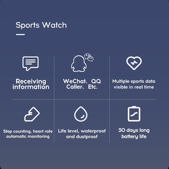 Health & Fitness Tracker Smartwatch