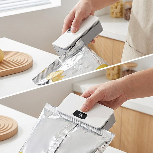Rechargeable 2-in-1 Mini Bag Sealer with Cutter