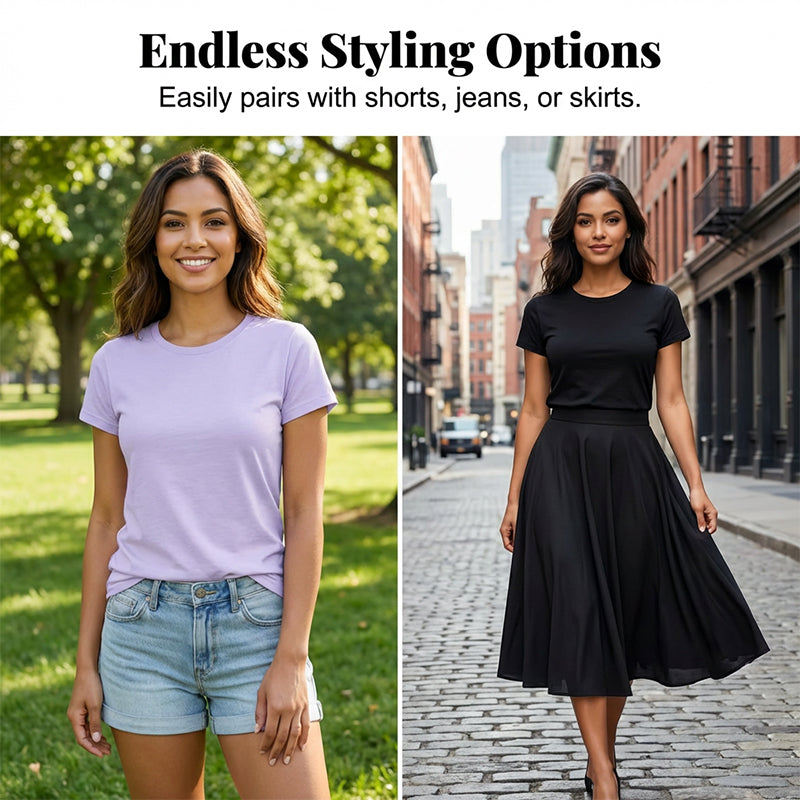 👕 50% OFF NOW! 🌈 5-Pack Versatile Solid Color T-Shirt – Soft Cotton, Breathable & Perfect for Daily Wear✨