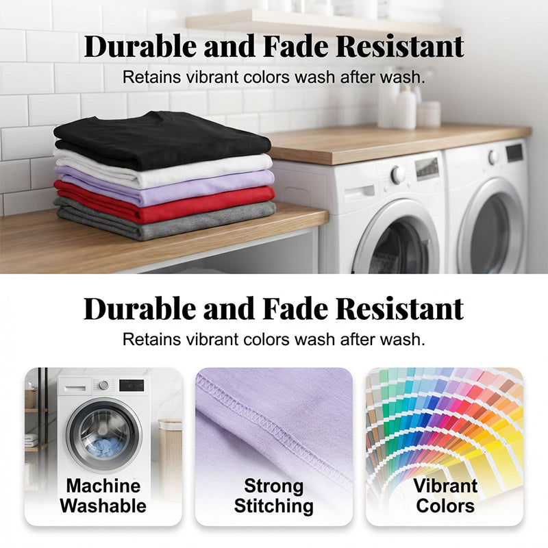 👕 50% OFF NOW! 🌈 5-Pack Versatile Solid Color T-Shirt – Soft Cotton, Breathable & Perfect for Daily Wear✨