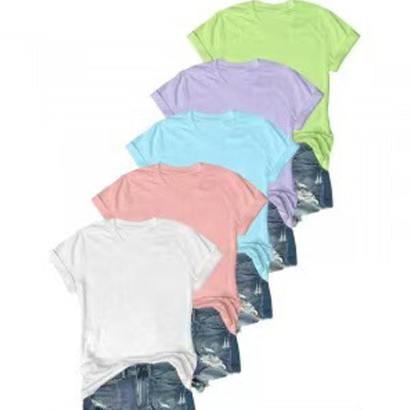👕 50% OFF NOW! 🌈 5-Pack Versatile Solid Color T-Shirt – Soft Cotton, Breathable & Perfect for Daily Wear✨