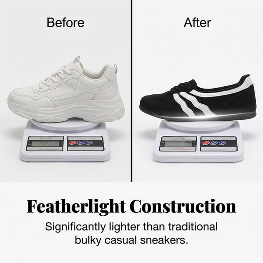 Women's Retro Wave Stripe Lace-Up Sneakers