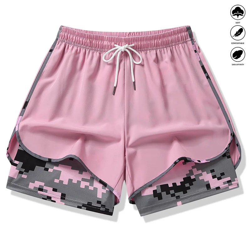 Women's Casual Athletic Shorts with Built-in Liner