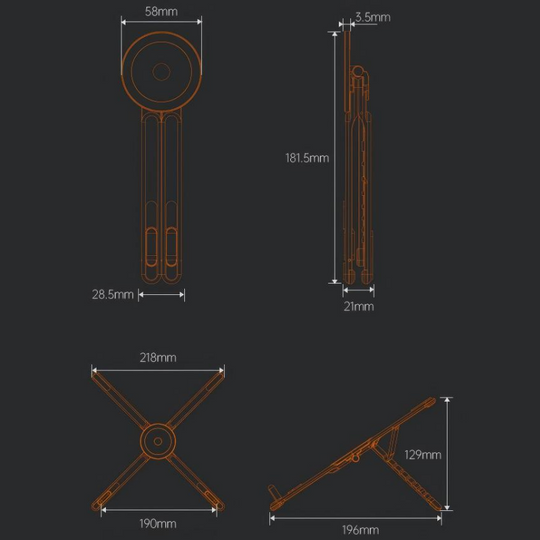 💐Universal Magnetic Stand – Compatible with Smartphones, Tablets & Switch 📱🎮【Exceptional Price】