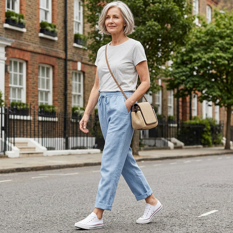 👖 20% OFF NOW ! ⚡ Casual Cotton and Linen Pants for Women – Skin-friendly Breathable, Loose Fit & All-match Daily Wear Design ☁️
