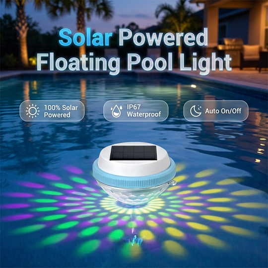 📉 Prices Dropped! Grab It Before It’s Gone 🏃‍♂️LED Solar Floating Pool Light