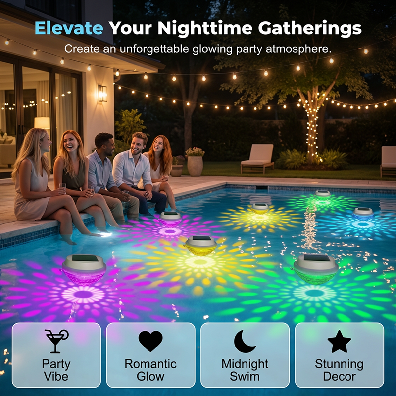 📉 Prices Dropped! Grab It Before It’s Gone 🏃‍♂️LED Solar Floating Pool Light