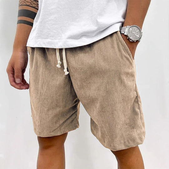 🩳 50% OFF NOW! 🌿 Men's Casual Relaxed Fit Drawstring Shorts – Adjustable Waistband, Solid Color & Low-Maintenance ✨