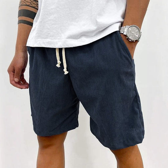 🩳 50% OFF NOW! 🌿 Men's Casual Relaxed Fit Drawstring Shorts – Adjustable Waistband, Solid Color & Low-Maintenance ✨