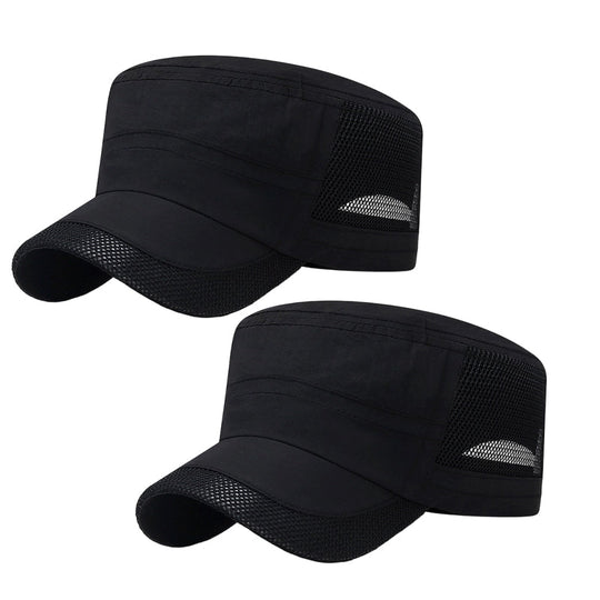 Outdoor Mesh Panel Flat Top Cap