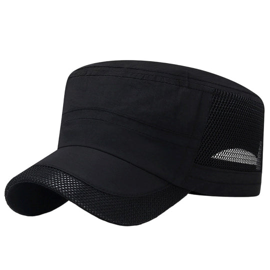Outdoor Mesh Panel Flat Top Cap