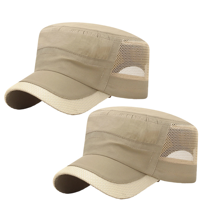 Outdoor Mesh Panel Flat Top Cap