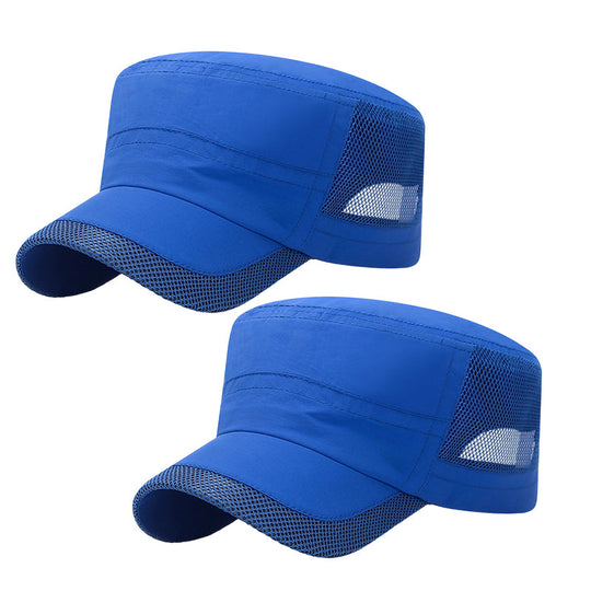 Outdoor Mesh Panel Flat Top Cap