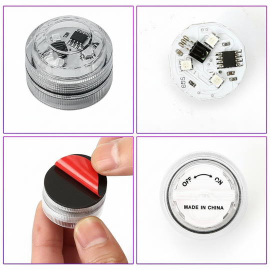 Wireless LED Ambient Lights for Car Interior