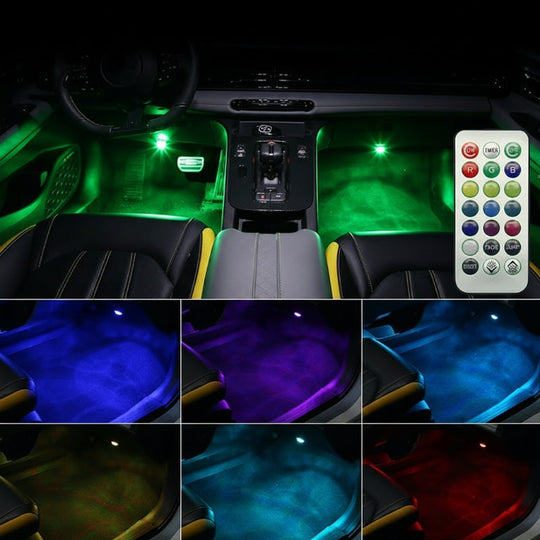 Wireless LED Ambient Lights for Car Interior