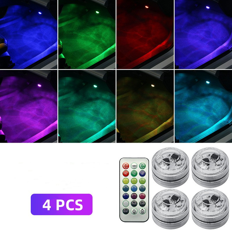Wireless LED Ambient Lights for Car Interior