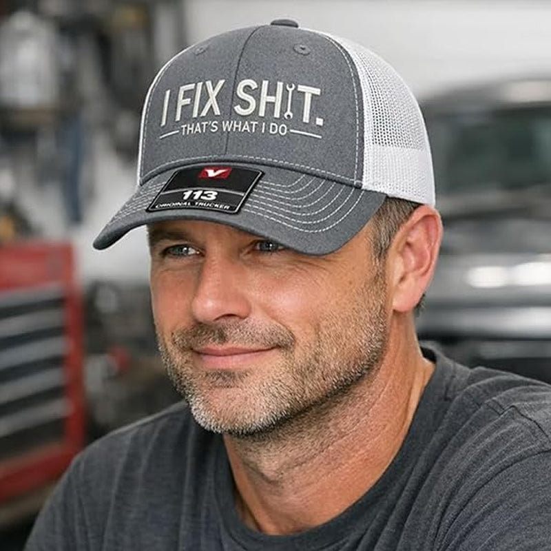 2026 New Arrival ＆ Hot Sale"I Fix Shit" Humorous Trucker Hat