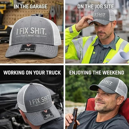 2026 New Arrival ＆ Hot Sale"I Fix Shit" Humorous Trucker Hat