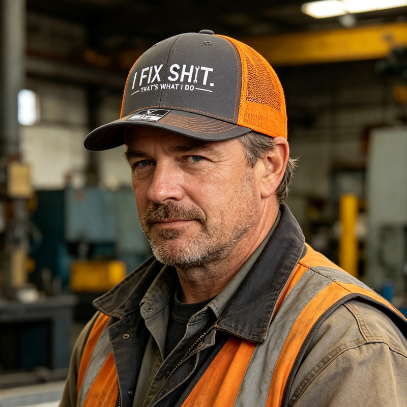 2026 New Arrival ＆ Hot Sale"I Fix Shit" Humorous Trucker Hat