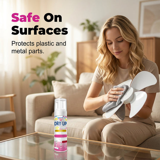 🌀 Fan cleaner spray – no dismantling. Foam melts dust. Works on all fans! 🧼✨