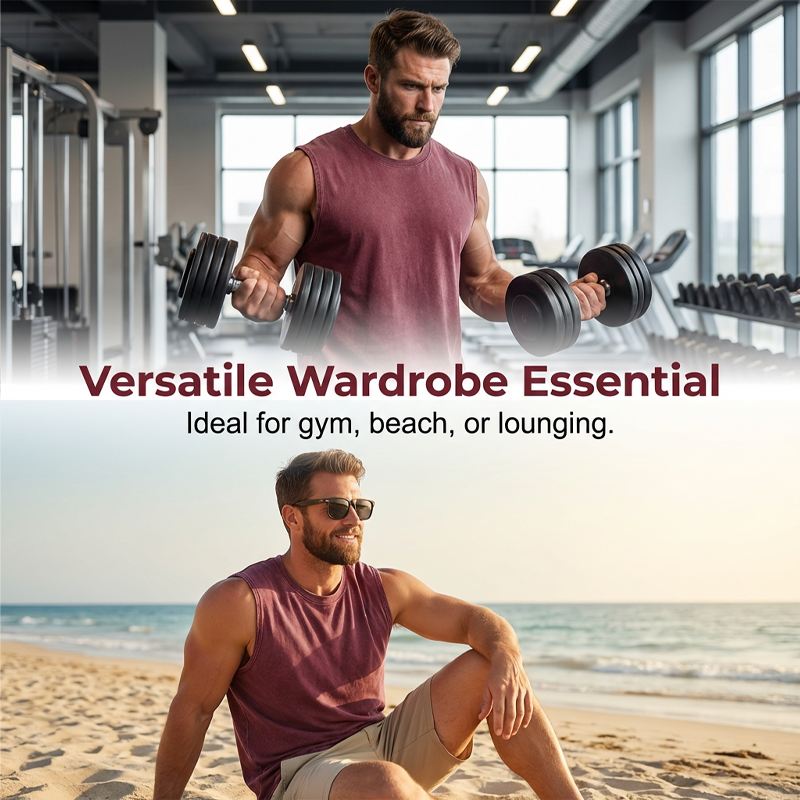 📢📢30% OFF !! ⏰Men's Vintage Wash Sleeveless Tank Top