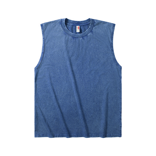 📢📢30% OFF !! ⏰Men's Vintage Wash Sleeveless Tank Top
