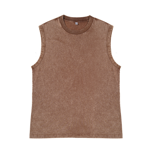 📢📢30% OFF !! ⏰Men's Vintage Wash Sleeveless Tank Top