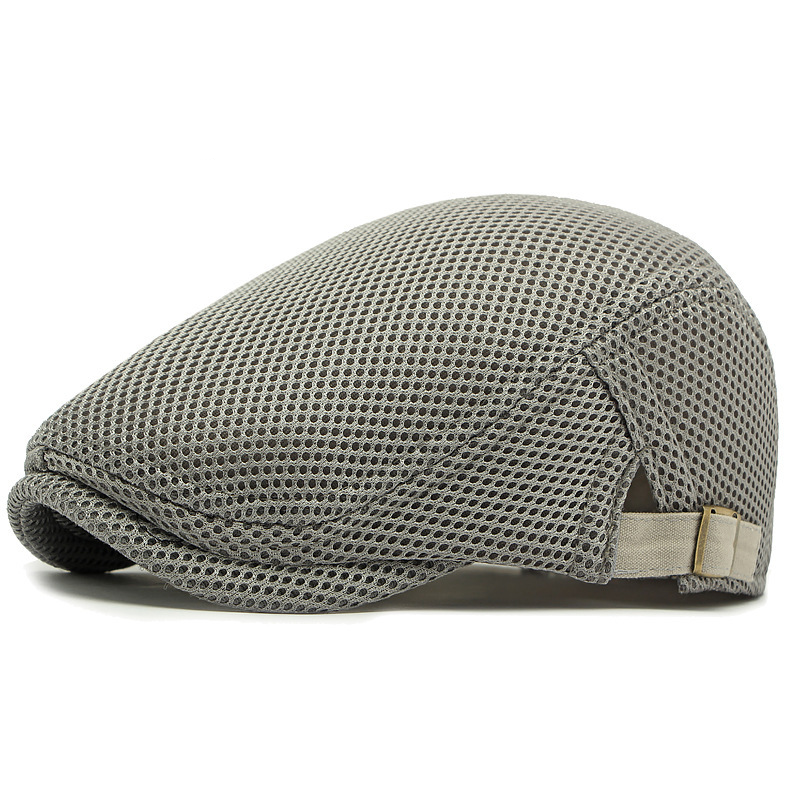 🧢 LIMITED TIME 30% OFF! 🍂 Breathable Flat Cap with Adjustable Strap – Mesh Fabric, Classic Ivy Style 🍁