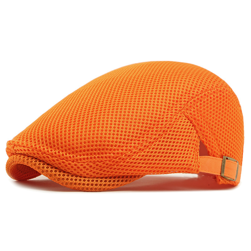 🧢 LIMITED TIME 30% OFF! 🍂 Breathable Flat Cap with Adjustable Strap – Mesh Fabric, Classic Ivy Style 🍁
