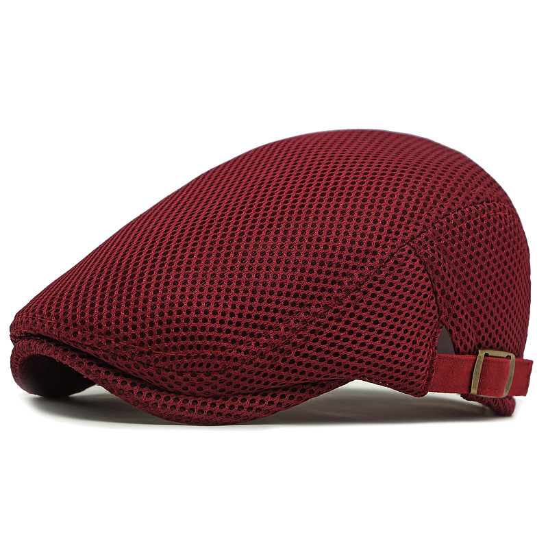 🧢 LIMITED TIME 30% OFF! 🍂 Breathable Flat Cap with Adjustable Strap – Mesh Fabric, Classic Ivy Style 🍁