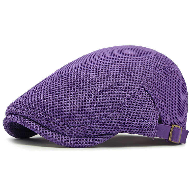 🧢 LIMITED TIME 30% OFF! 🍂 Breathable Flat Cap with Adjustable Strap – Mesh Fabric, Classic Ivy Style 🍁