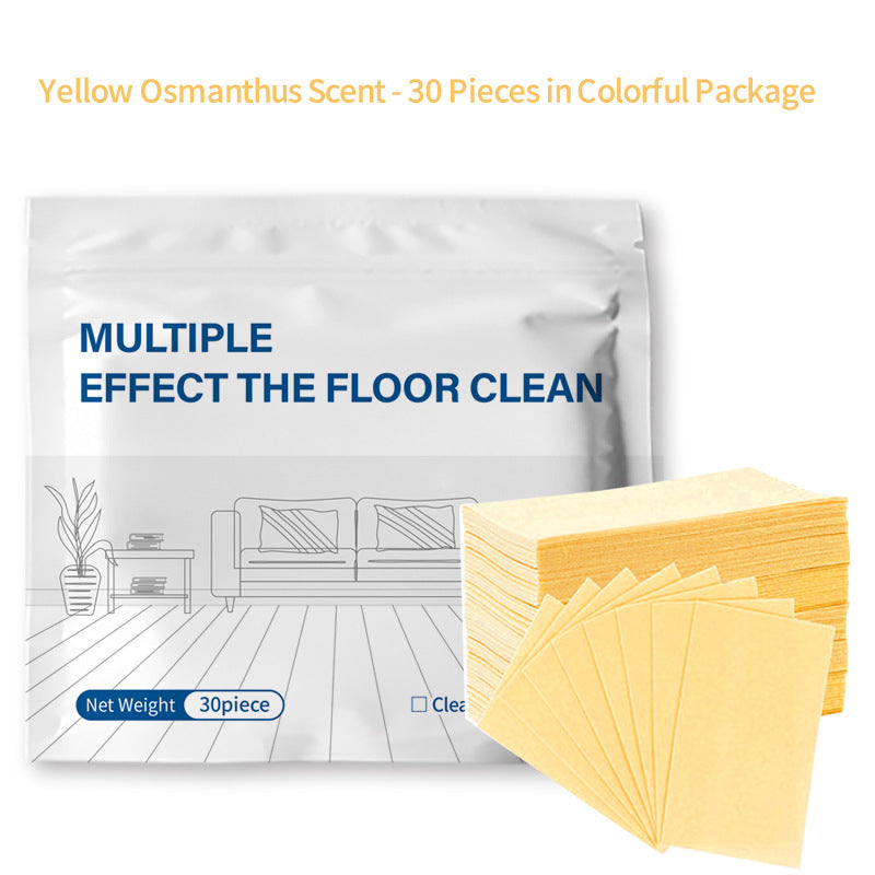 🌿30-Pieces Multi-Effect Floor Cleaning Sheets – Powerful Stain Removal & Fresh Scent