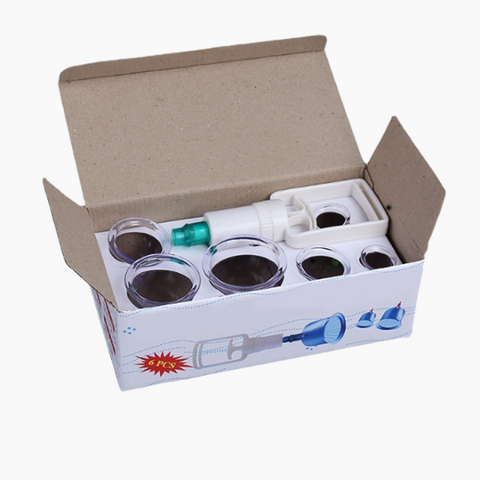 🧬 LIMITED-TIME 50% OFF! ✨ Vacuum Cupping Therapy Set – Thickened, Suction Pump, Transparent 🩺
