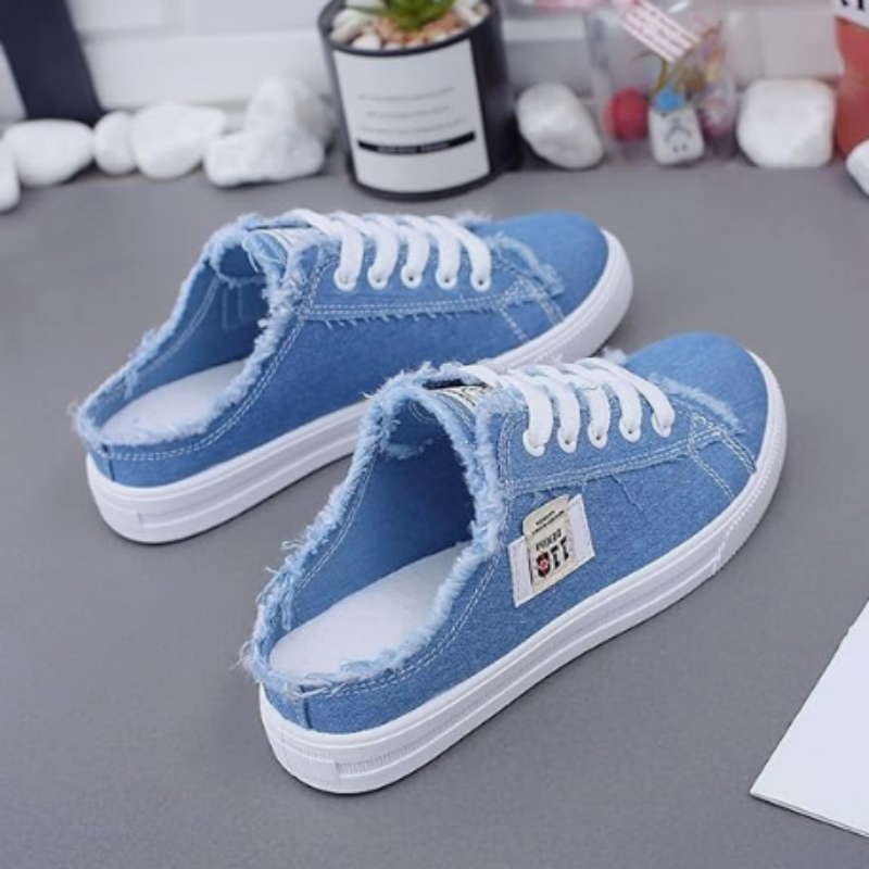 🎁2026 New Arrivals 30% OFF💥Women's Denim Mule Trainers – Easy Slip-On, Comfortable Sole & Perfect for a Casual Summer Look ☀️