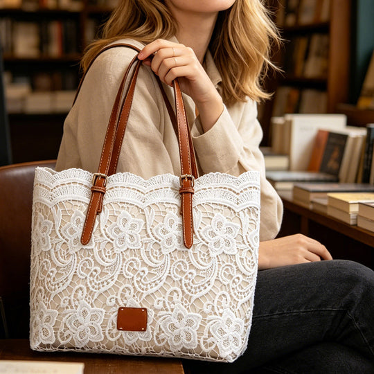 👜New Arrival  Lace & Legacy 🌹Vintage Lace Shoulder Bag – Elegant Lace, Spacious Interior & Adjustable Strap – Perfect for Wedding, Daily & Travel ✨
