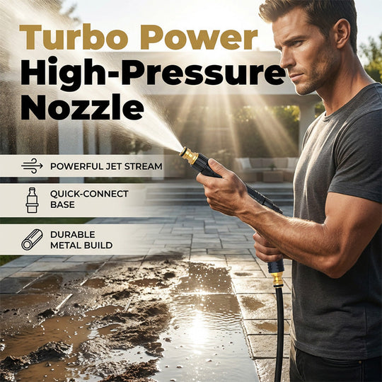 🚀HOT SALE 30% OFF - High-Pressure Direct Spray Water Nozzle - Wash at Home, Save Big! 🔥💦