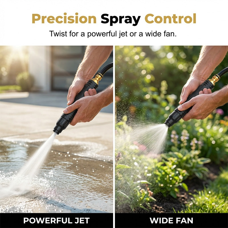 🚀HOT SALE 30% OFF - High-Pressure Direct Spray Water Nozzle - Wash at Home, Save Big! 🔥💦