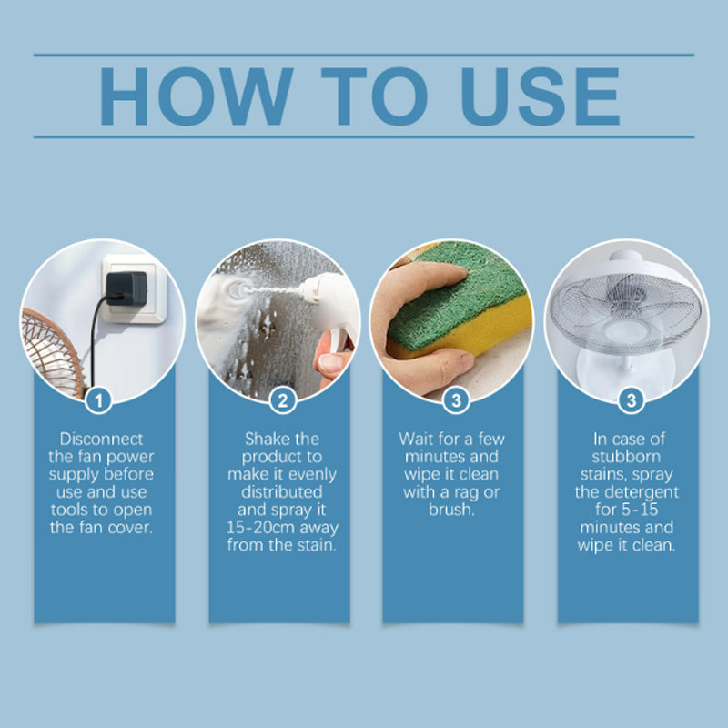 Household Powerful Fan Cleaner