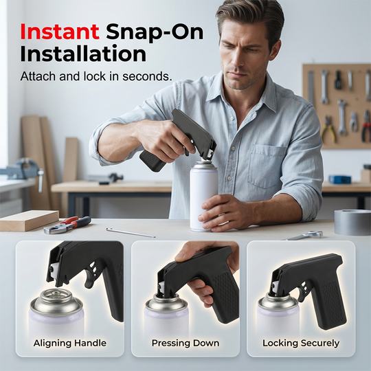🛠️ 30% OFF NOW ! ⚡ Aerosol Spray Can Trigger Handle – Easy Grip, Labor-Saving & Universal Adjustable Design 💥