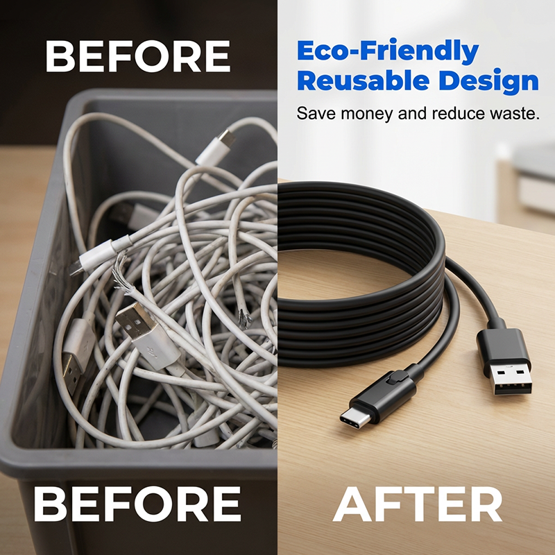 Cut & Fix USB-C Fast Charging Cable