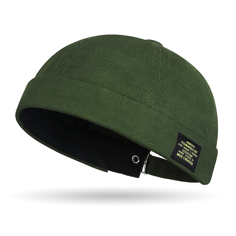 🧢 30% OFF NOW! 🍂 Unisex Vintage Style Brimless Docker Cap – Breathable Cotton, Adjustable Fit & Timeless Look for Daily Wear 💼